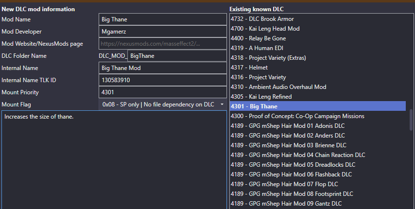 ME3Tweaks Mod Manager at Mass Effect Legendary Edition Nexus - Mods and  community